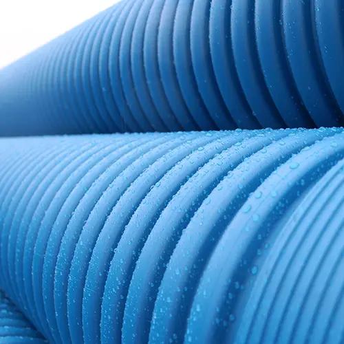 HDPE改性增强新材料蓝色波纹管